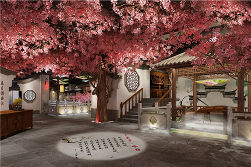 陳家大院中餐廳裝修設計